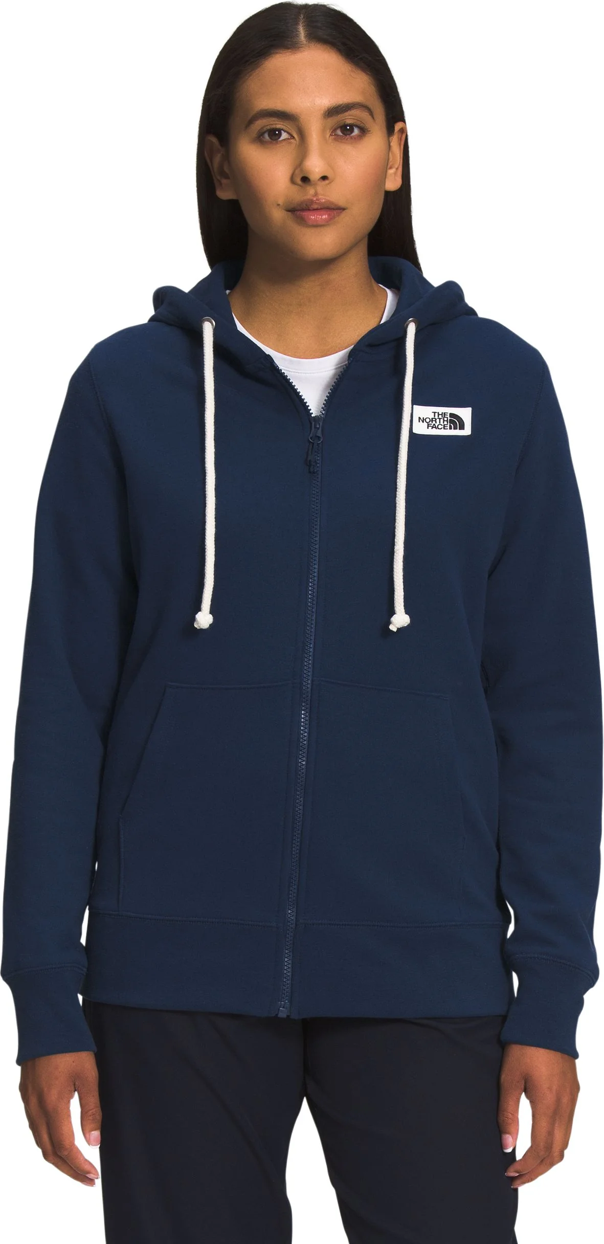 Women's Heritage Patch Fullzip Hoodie Summit Navy