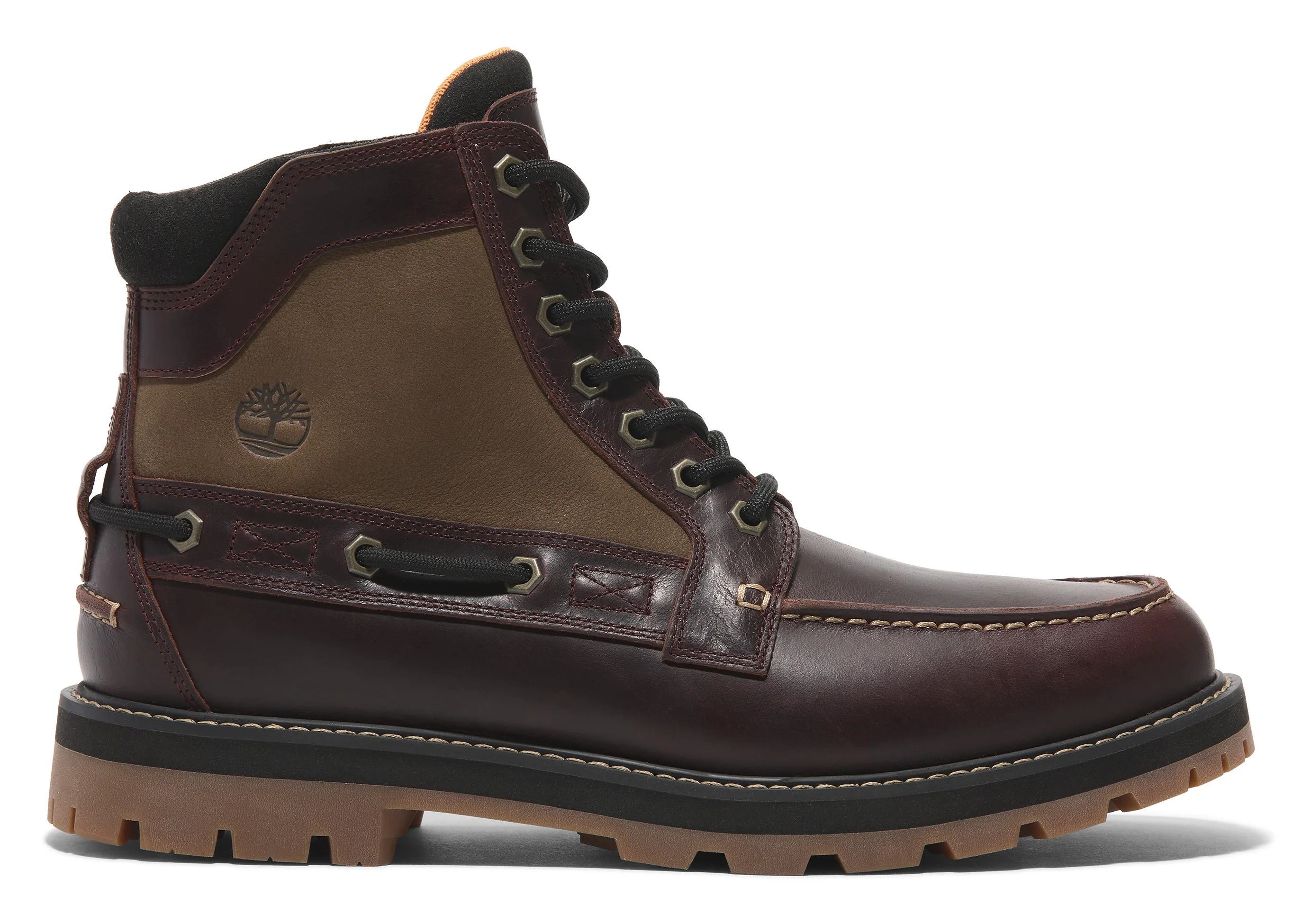 Britton Road Mid Lace Up Burgundy - Image 2