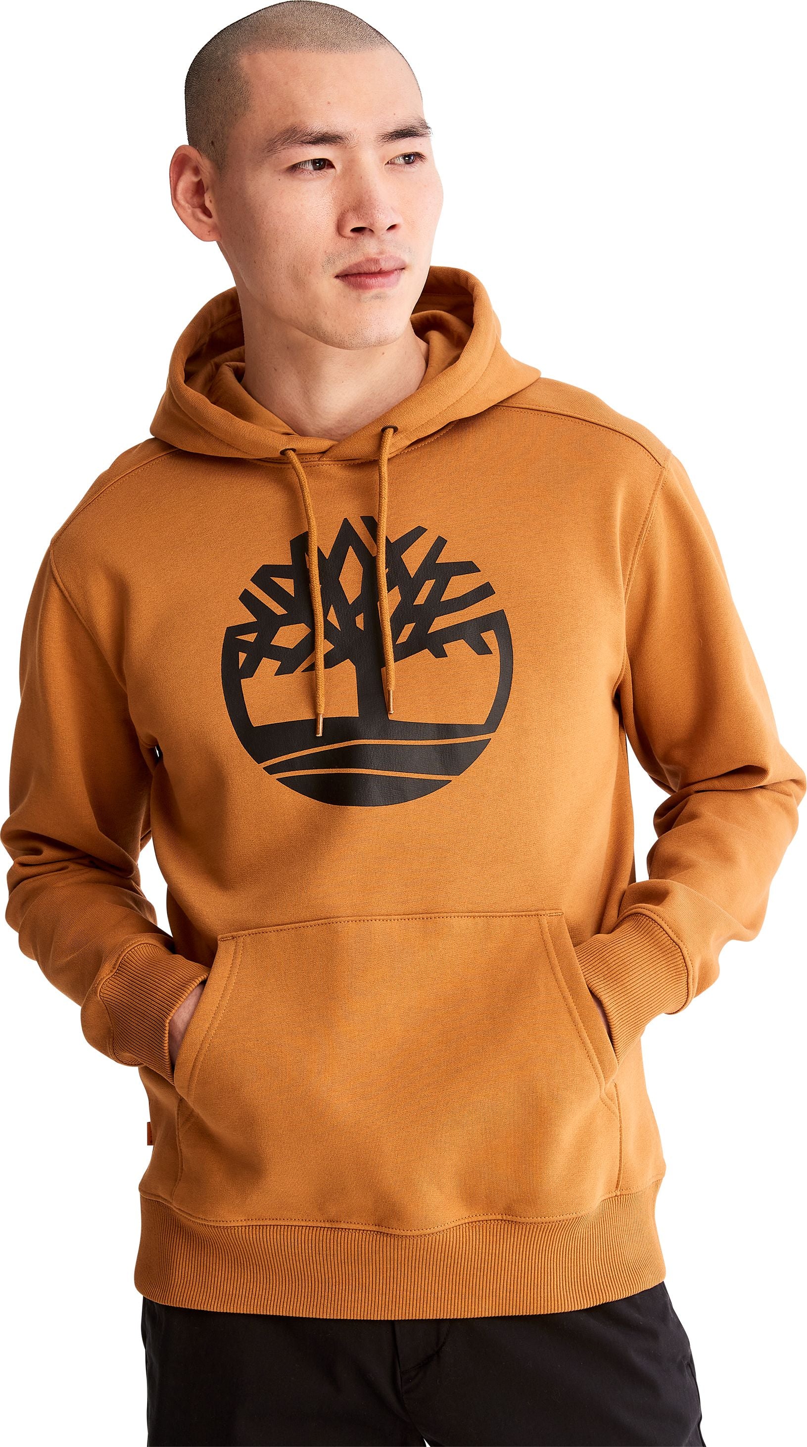 Core Tree Logo Pullover Hoodie Wheat - Image 2