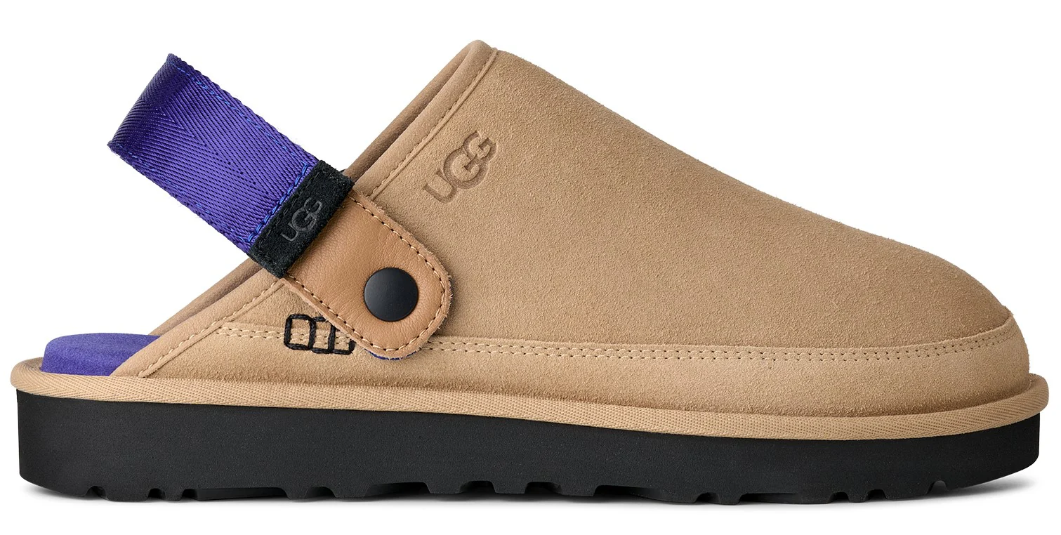 Mens Goldencoast Clog II Sand/Regal Blue - Image 2