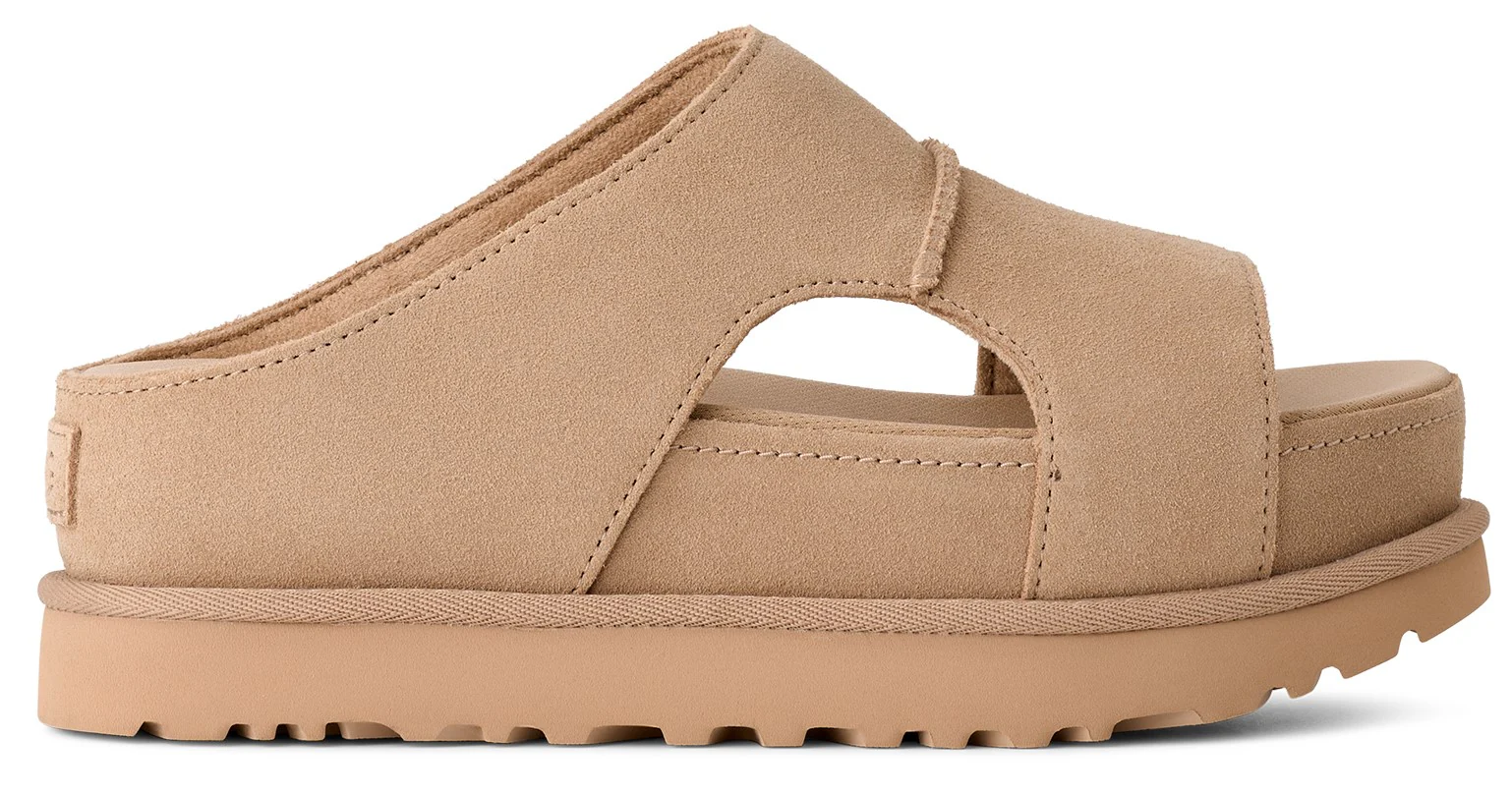 Womens Goldenstar Hi Cutout Slide Sand - Image 2
