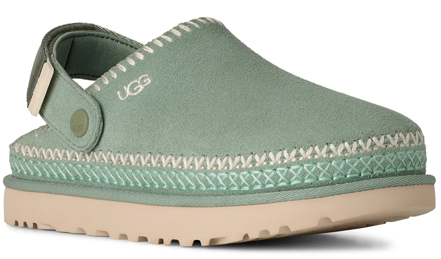 Womens Goldenstar Meadow Accent Clog Artichoke