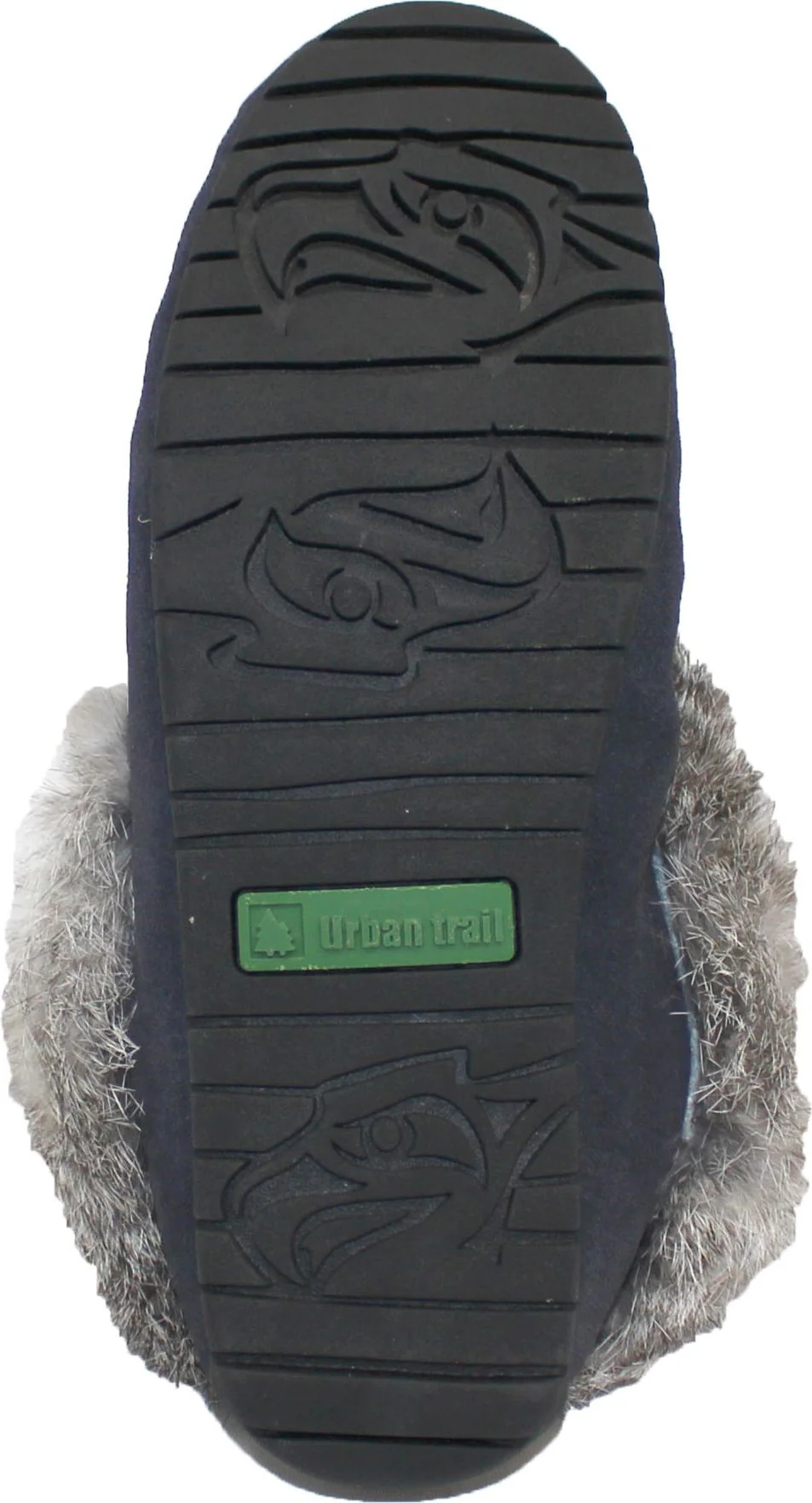 Hard Sole Navy Suede Slipper - Image 5