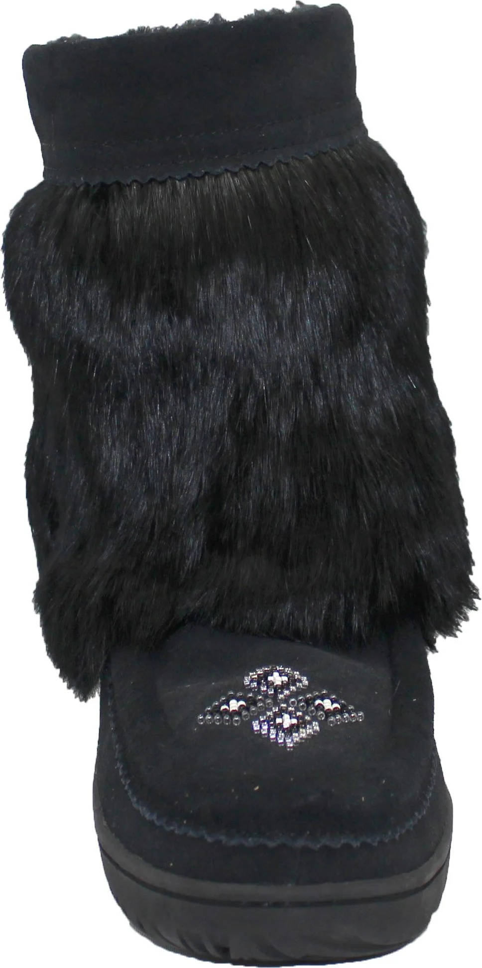 Mid Black Suede Mukluk - Image 3