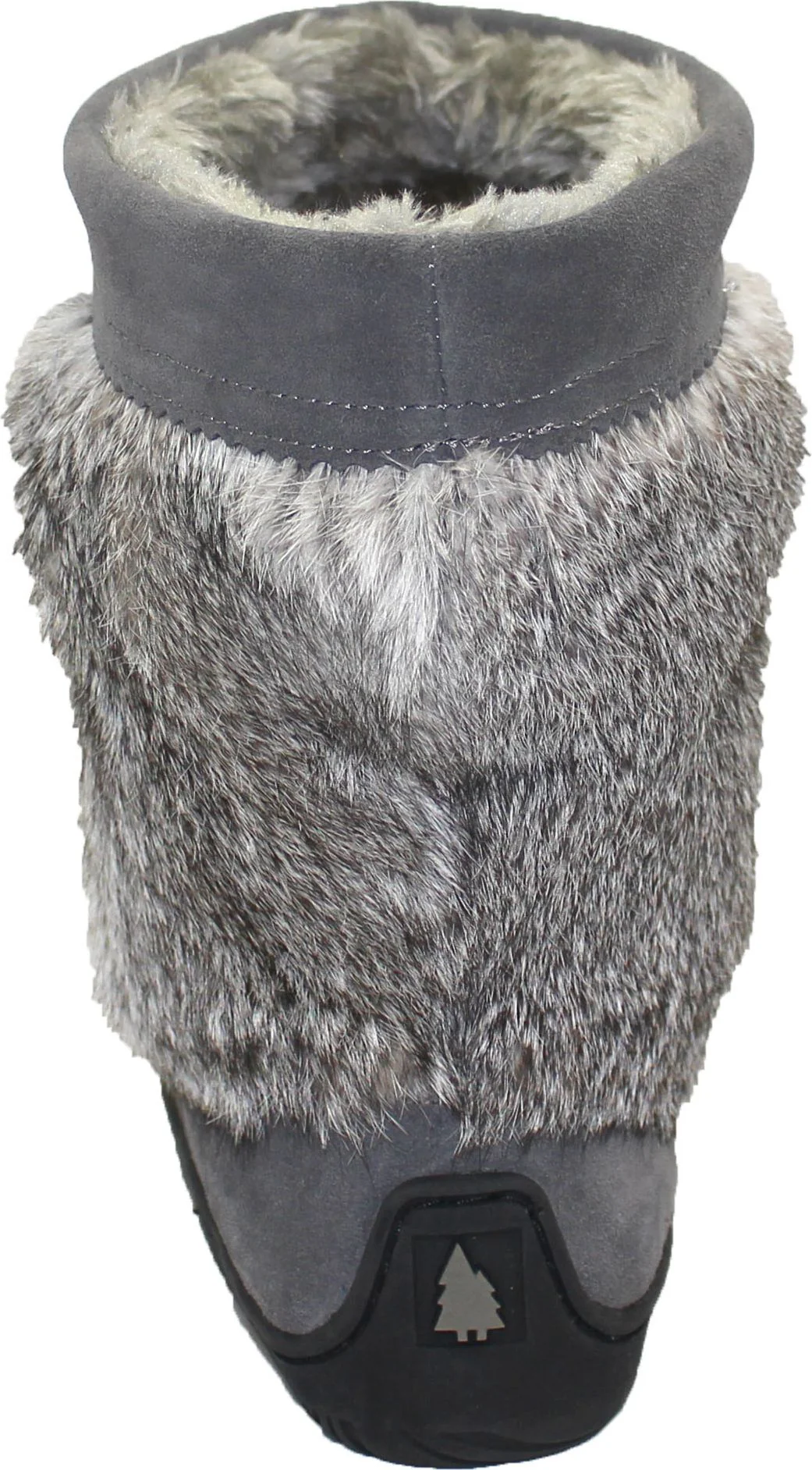 Mid Charcoal Suede Mukluk - Image 4
