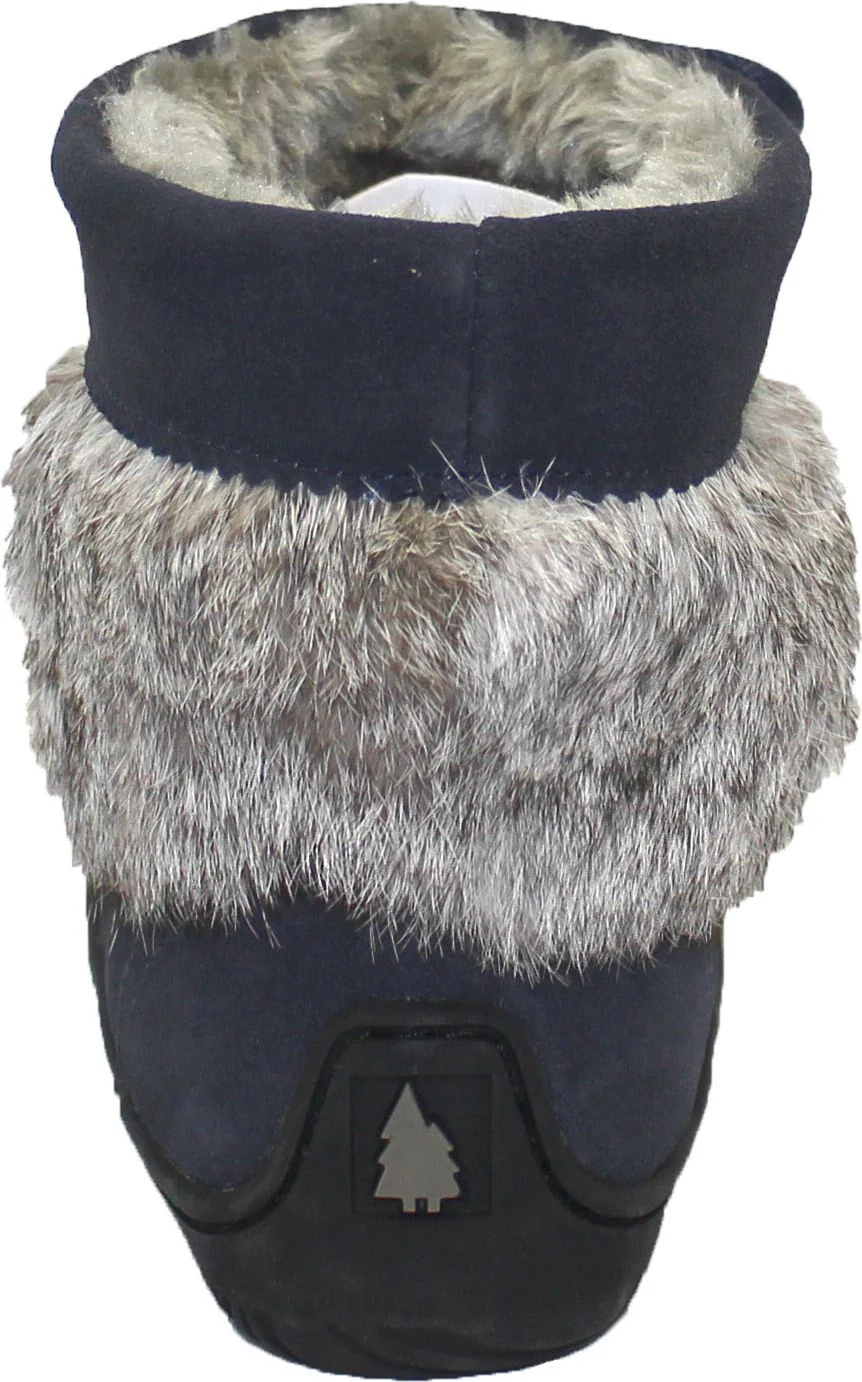 Short Navy Suede Mukluk - Image 4