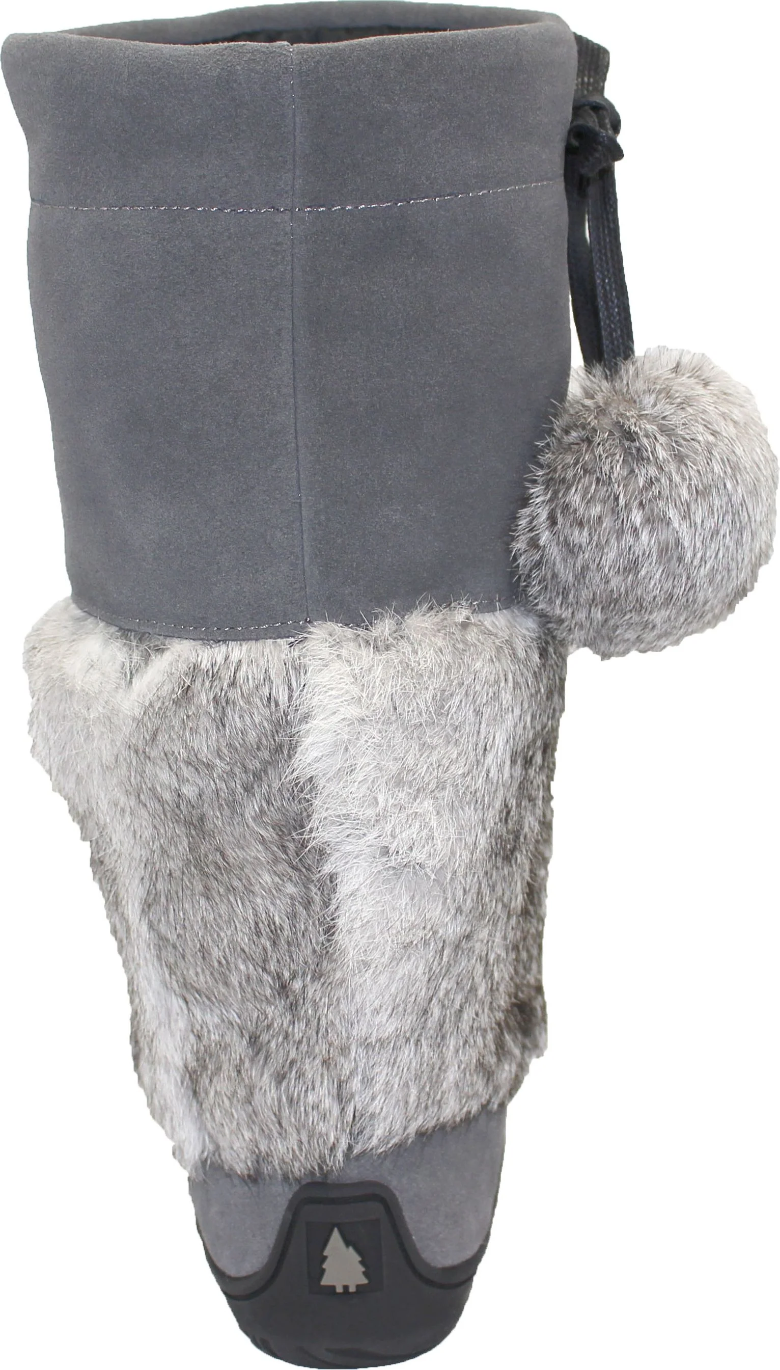 Tall Waterproof Charcoal Suede Mukluk - Image 4