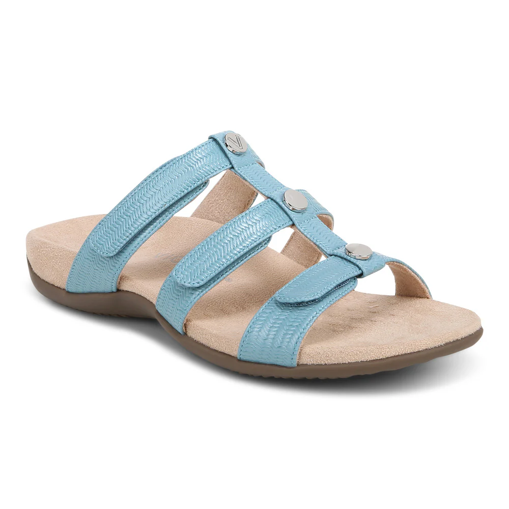 Amber Pearl Slide Blue